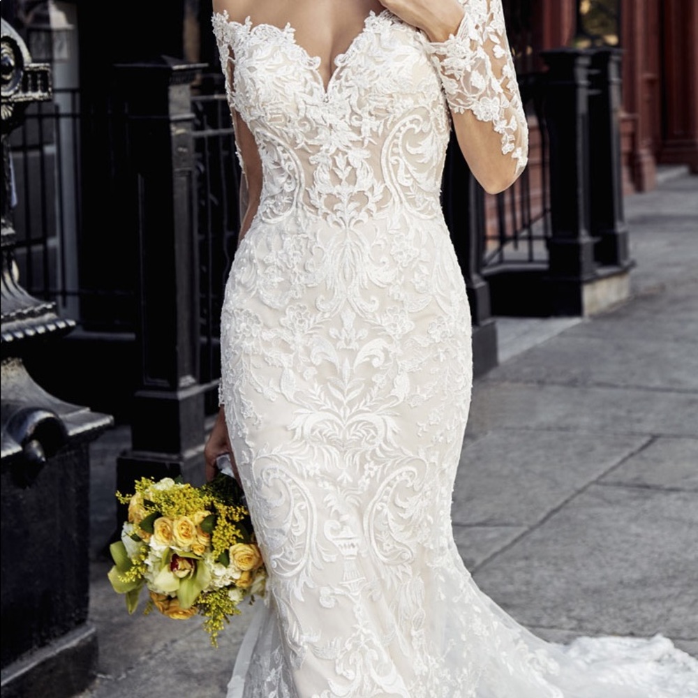 Kitty Chen Georgetta wedding dress